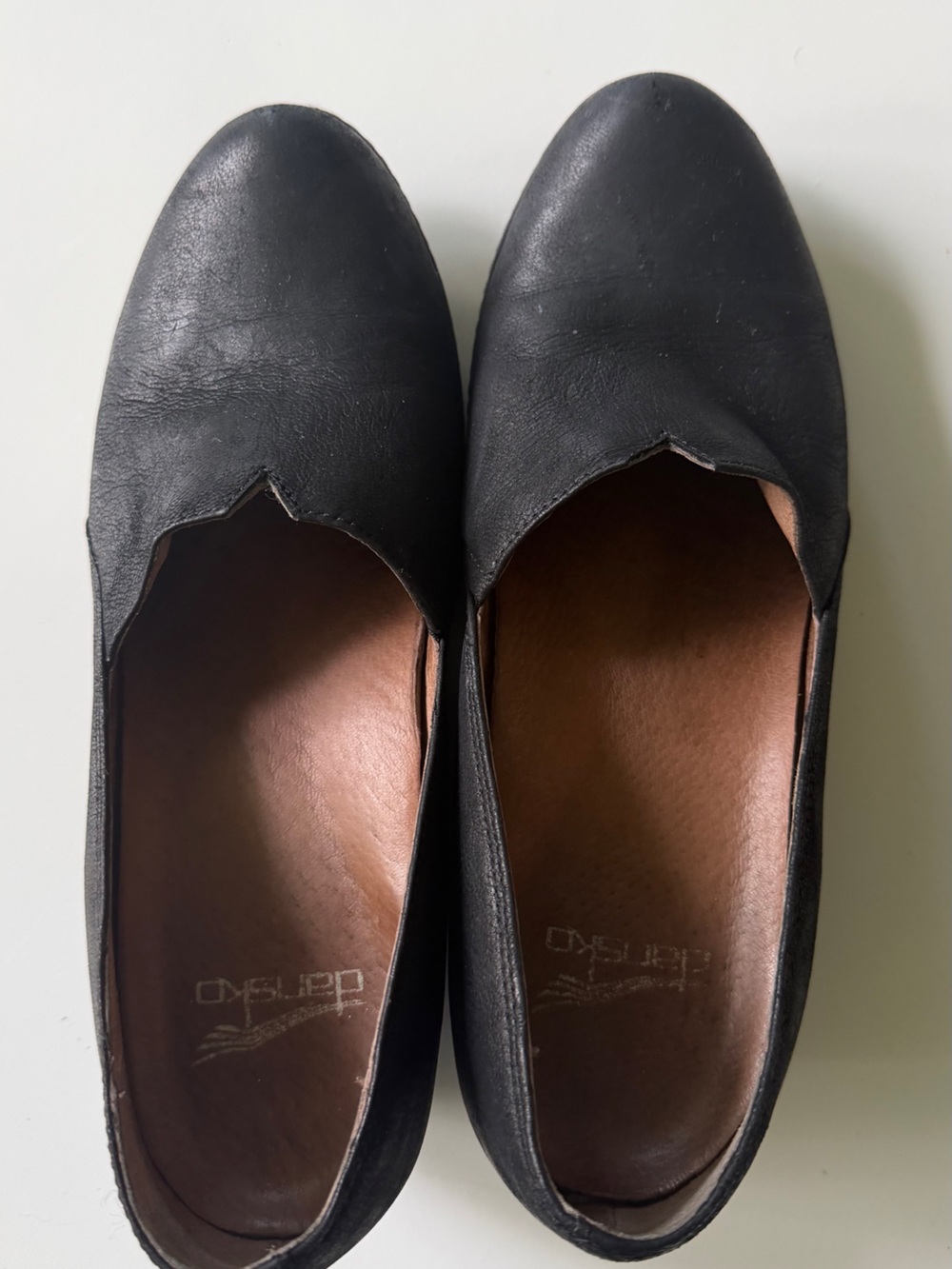 Dansko Liliana black Slip on Wedge Size EU/38 US 7.5-8